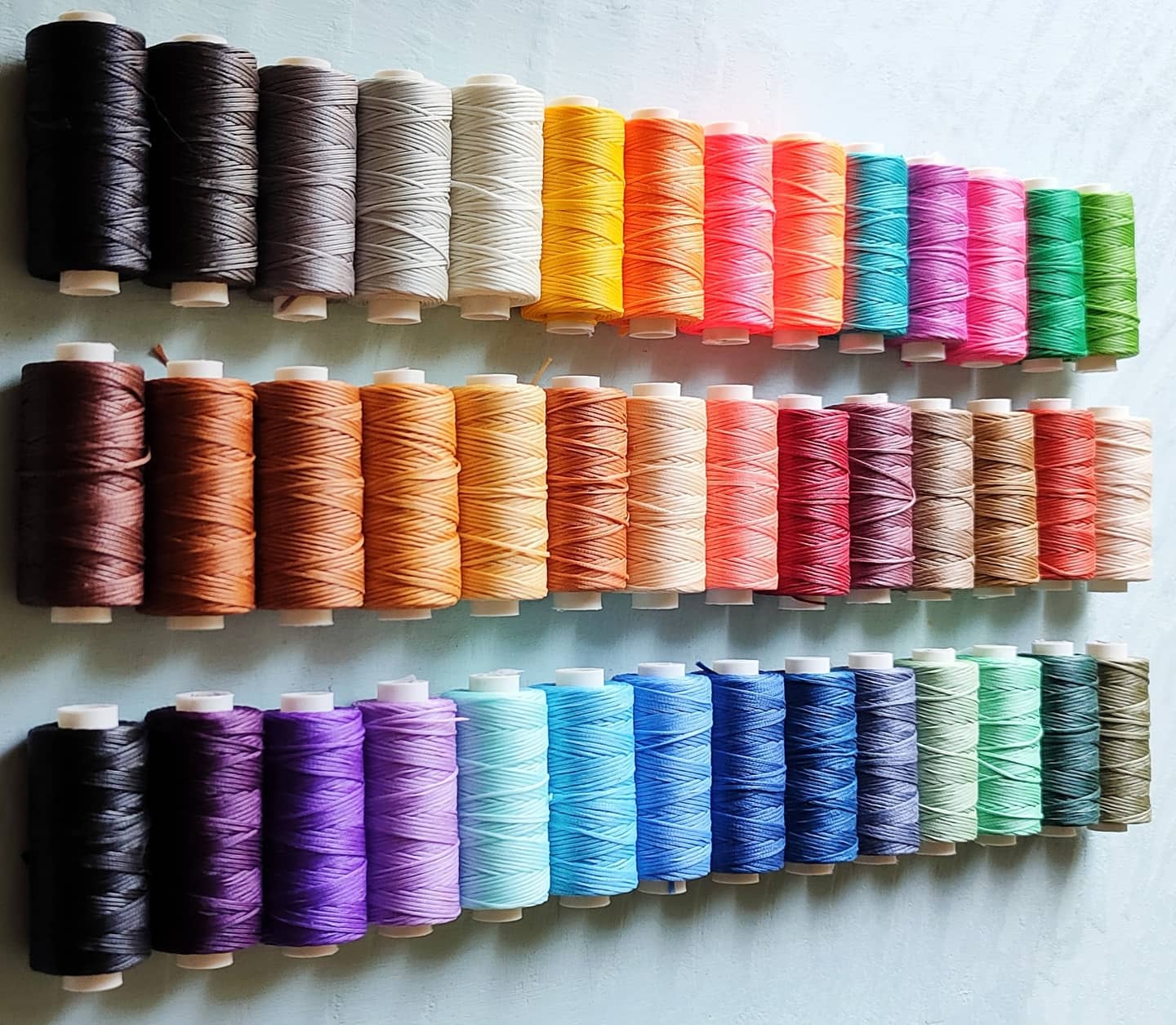 Micro Macrame Supplies – Waxed threads for intricate knotting. Colorful Waxed Polyester Cord – 0.5mm, 0.8mm, 1mm Micro Macrame Threads for Jewelry Making