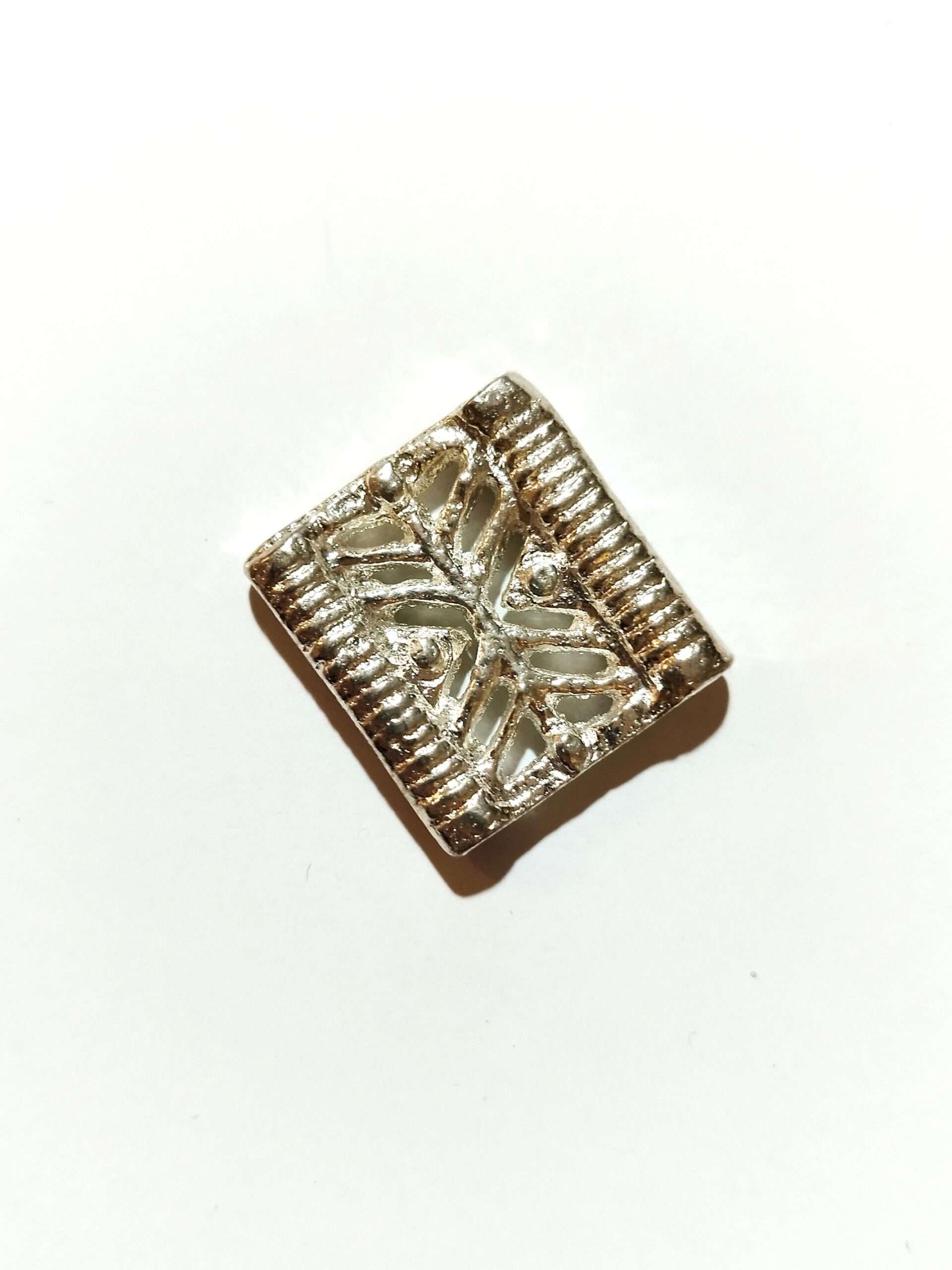 Big Ethnic Silver Filled Brass Charms