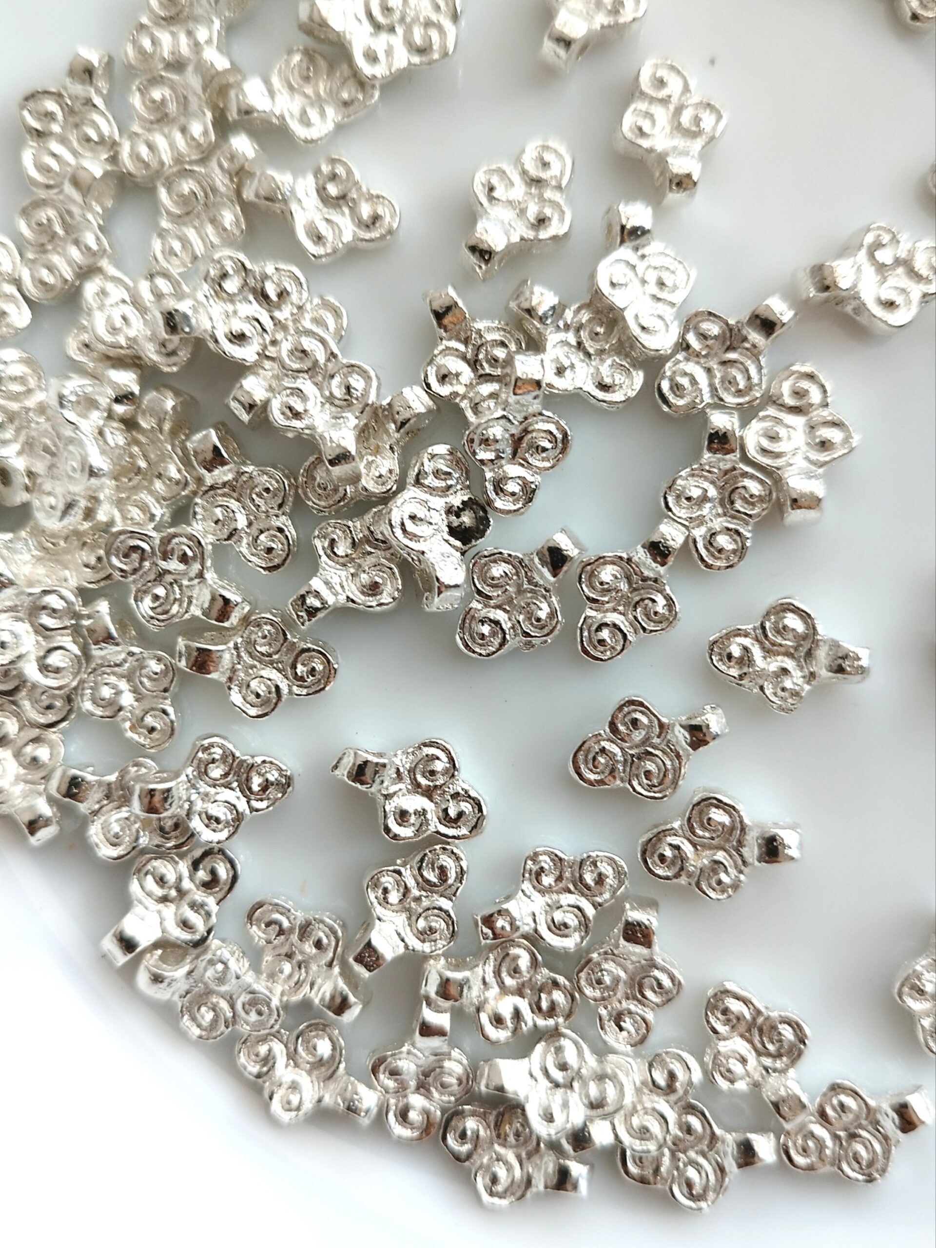 Small Silver-filled Brass Charms