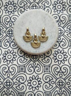 Traditional Indian brass charms, Brass charms for jewelry making and macrame