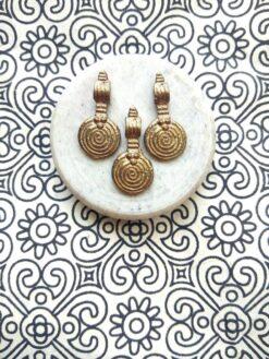 Spiral Brass Charms – Add a vintage touch to your handmade jewelry!
