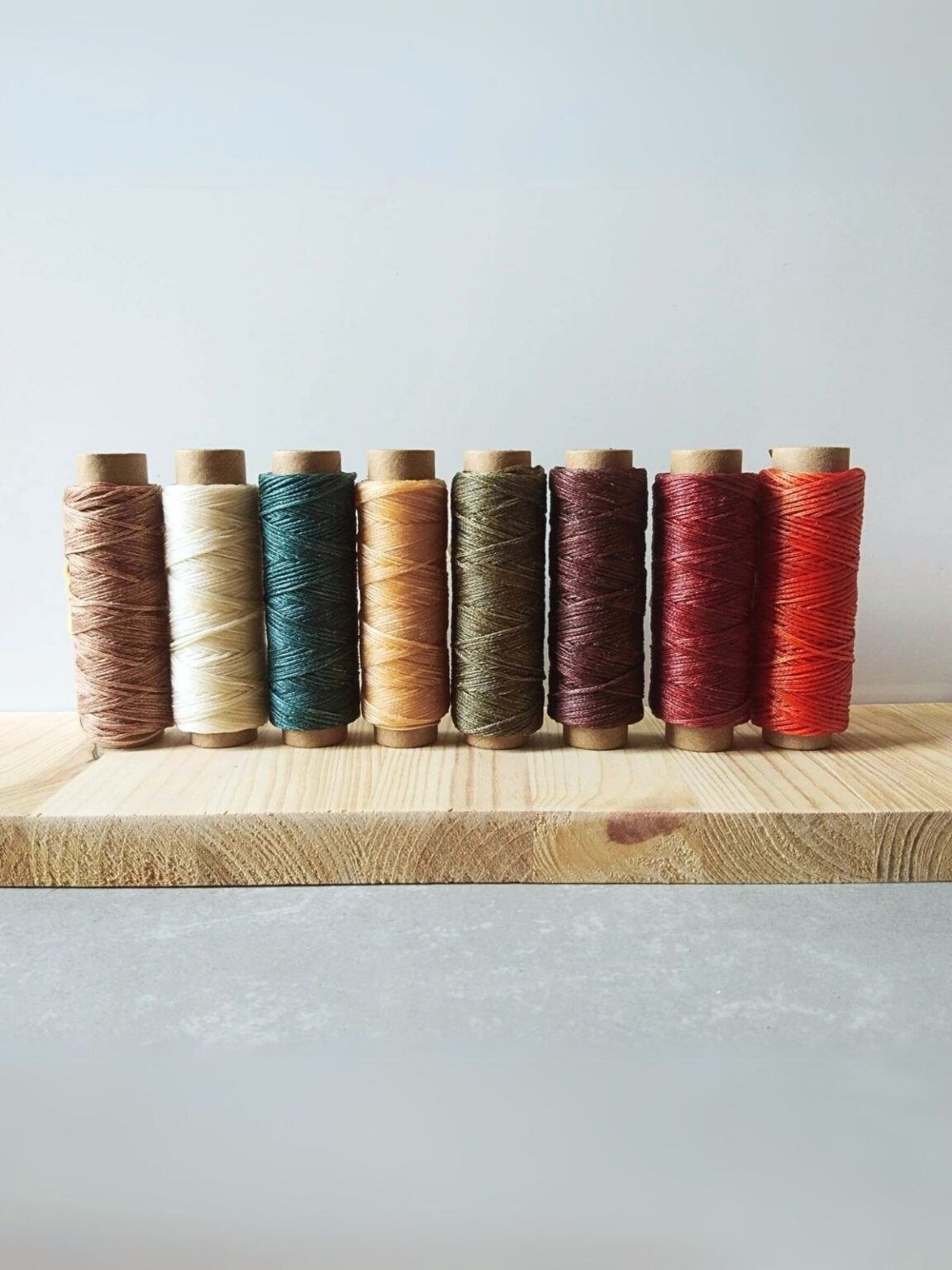 1mm Waxed Thread – 8 spool bundle perfect for autumn macramé projects