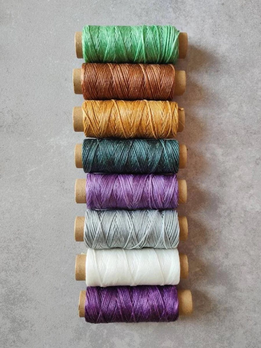 Waxed polyester string – natural shades perfect for handmade accessories