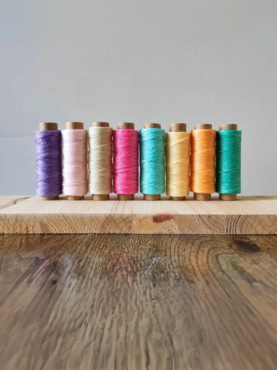 Flat waxed polyester cord – smooth 1mm cords for jewelry and creative work