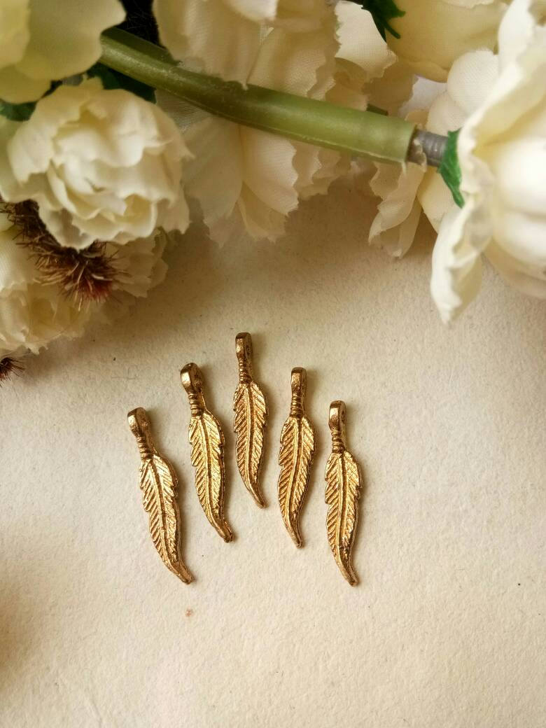 Feather Charms for macrame and jewelry making