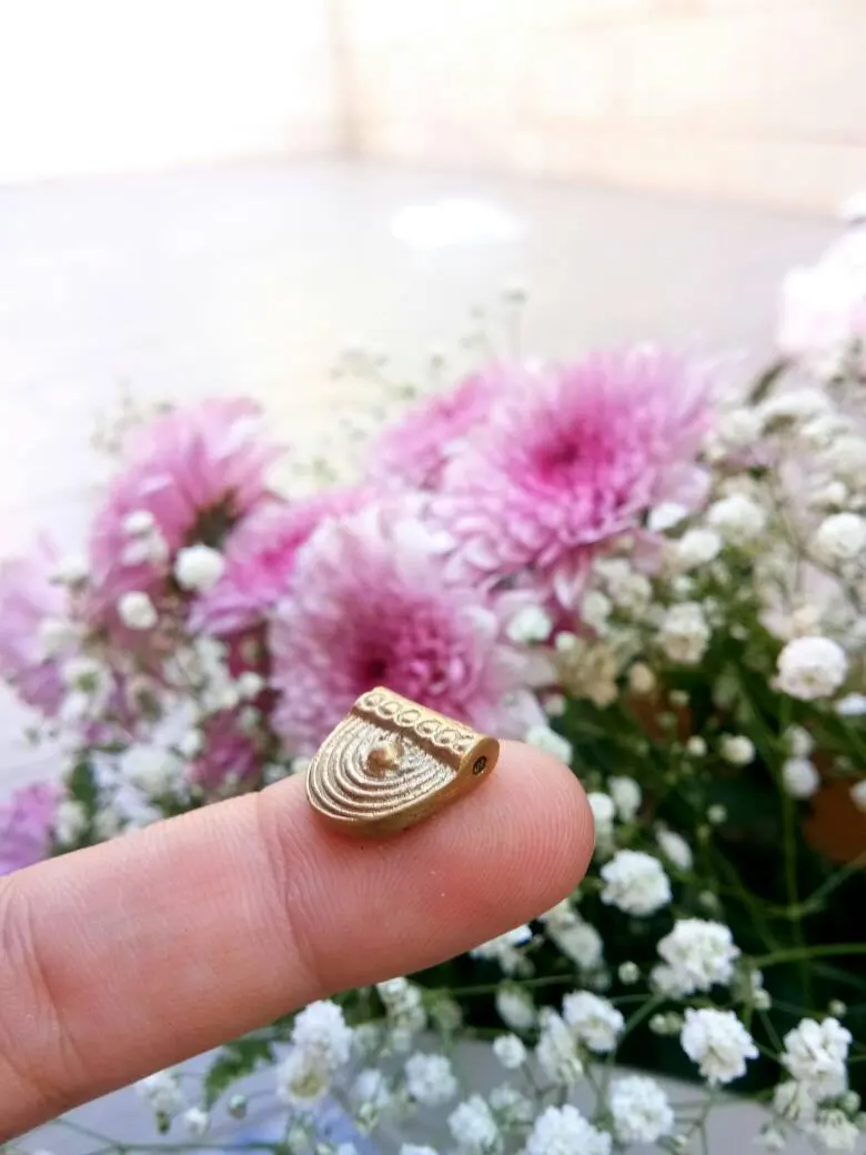 Brass Charms for Jewelry Making and micro macrame