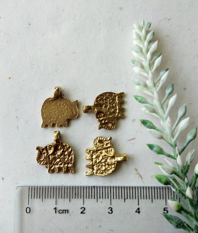 Elephant charms wholesale – High-quality boho charms for crafts.