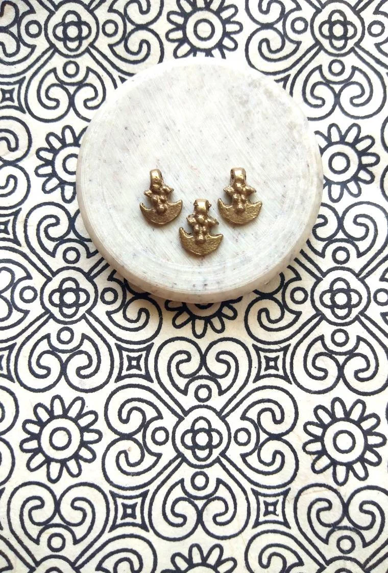 Brass Anchor Charms for Nautical Jewelry Creations