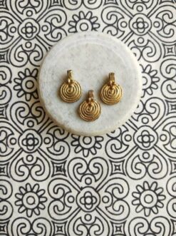 Brass Charms for Jewelry Making and micro macrame