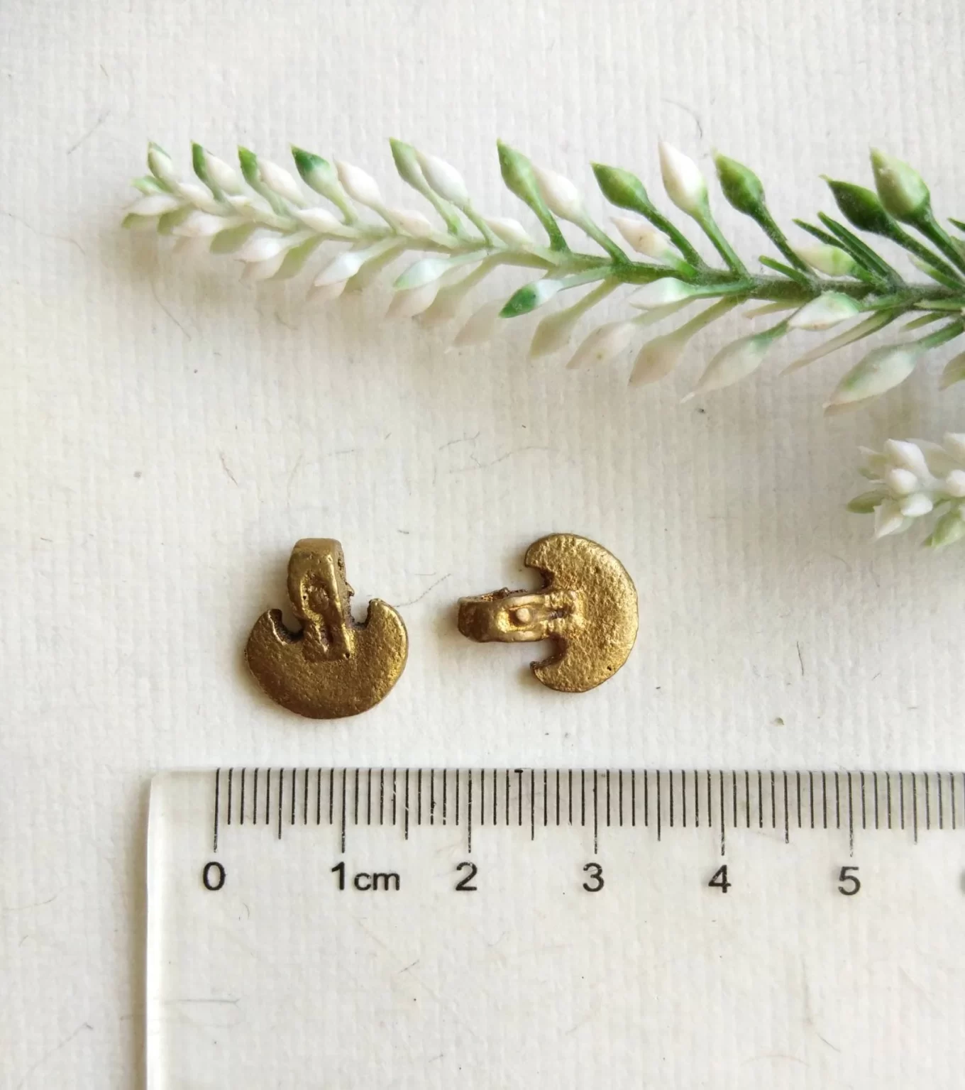 Brass Charms for Jewelry Making and micro macrame