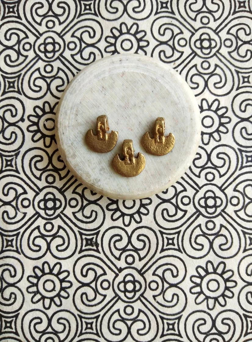 Brass Charms for Jewelry Making and micro macrame