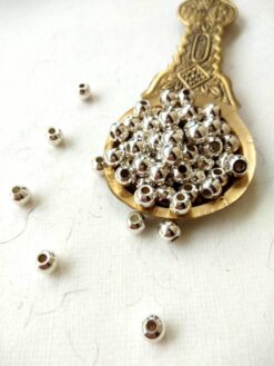 6mm Silver Filled Round Beads