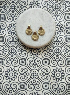 Shell Brass Charms – Elegant Ocean-Inspired Jewelry Charms