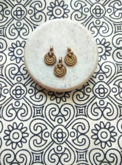 Elegant Spiral Brass Charms 14mm – Perfect for Necklaces and Bracelets