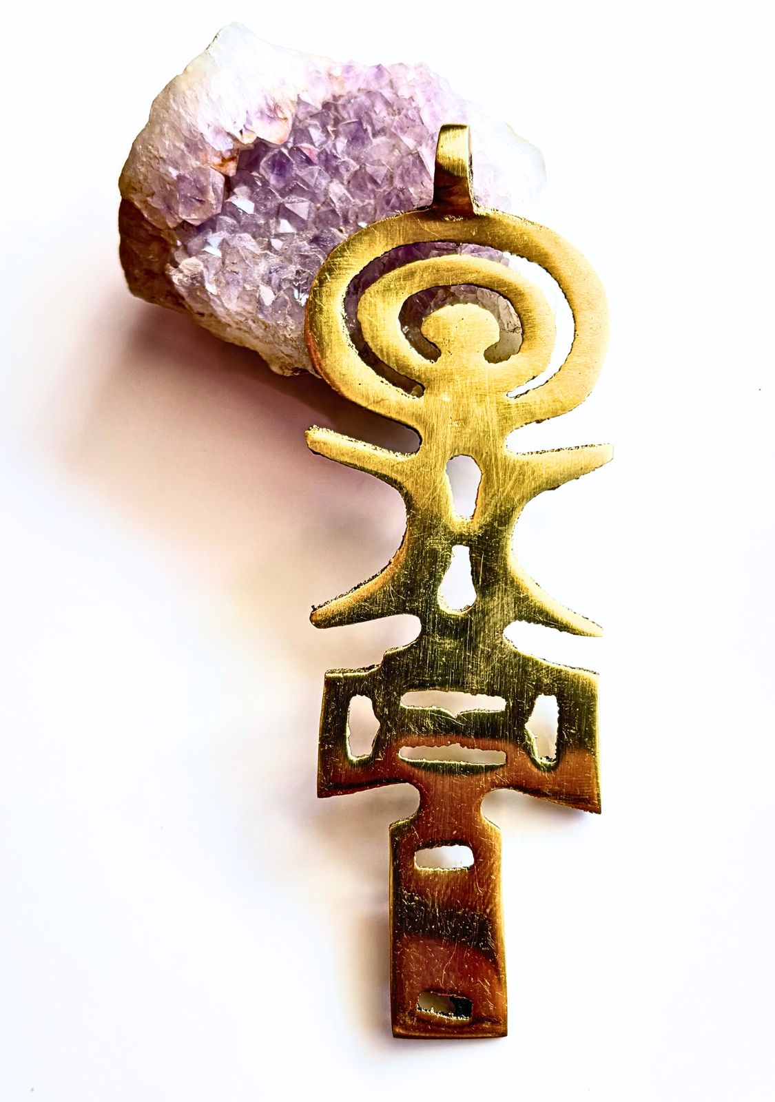 Spiritual Brass Pendant
