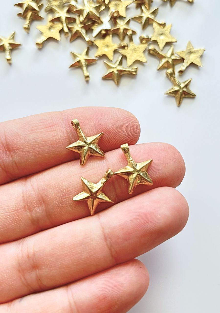 Star Charms for Jewelry Making