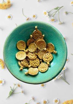 Flower/Shell Round Charms