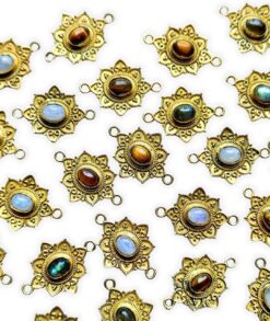 Mix Stones Mandala Charms