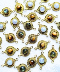 Mix Stones Mandala Charms