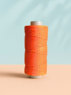 Vibrant Orange Micro Macrame Cord- 0.8mm