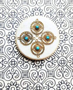 Mix Stones Mandala Charms