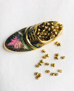 4.5MM Geometric Brass Beads