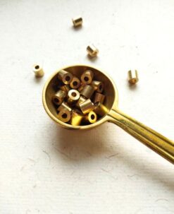 4MM Brass Pipe Geometric Beads