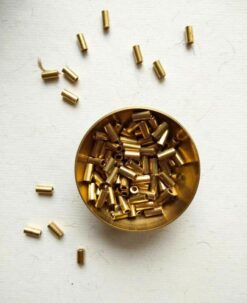 7MM Brass Big Pipe Geometric Beads