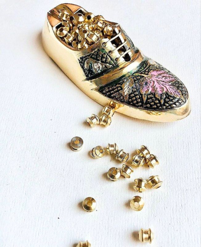 5MM Brass Unique Tube Beads