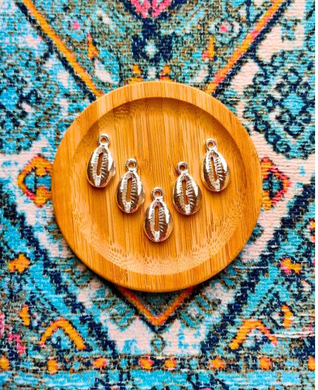 Silver Filled Shell Charms