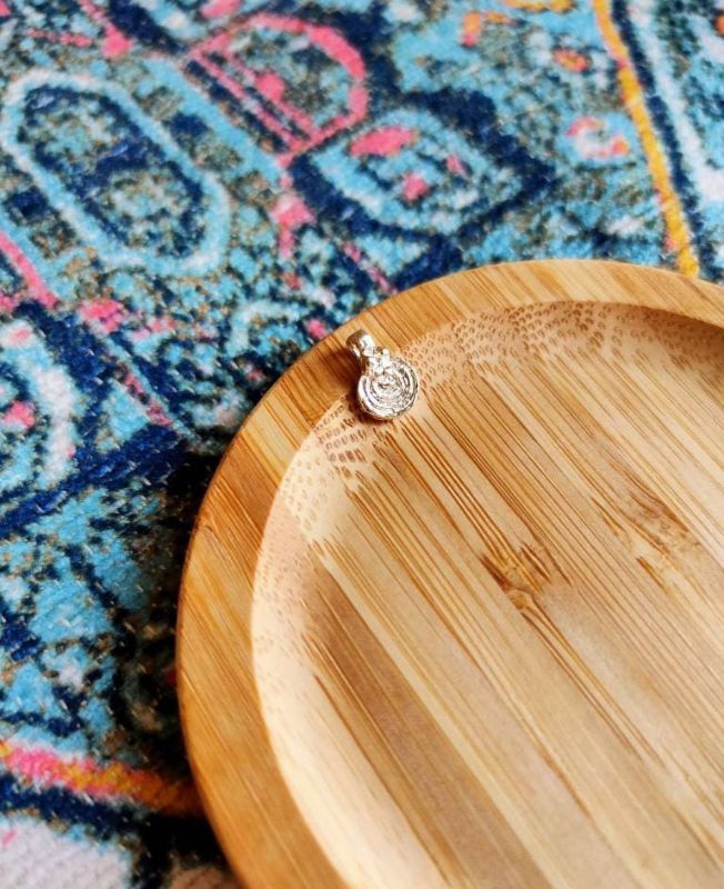 Silver Filled Spiral Charms