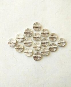 Spiral Silver-filled Brass Charm Beads copy