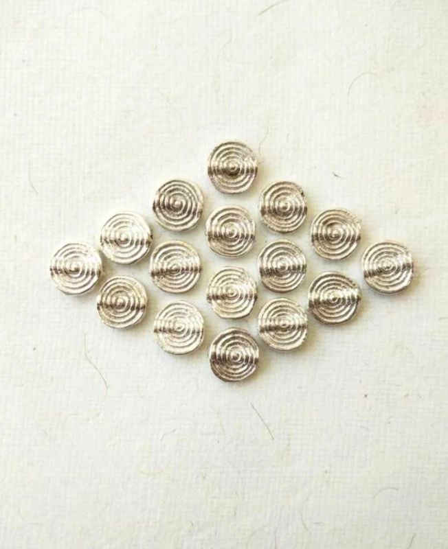 Spiral Silver-filled Brass Charm Beads copy