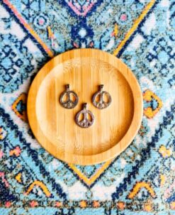 Silver Filled Peace Charms