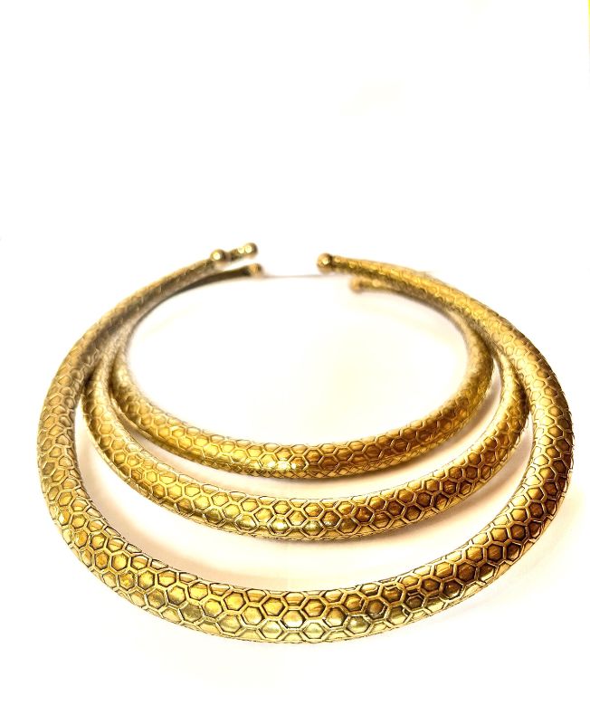 Serpent Torque Brass Choker Set