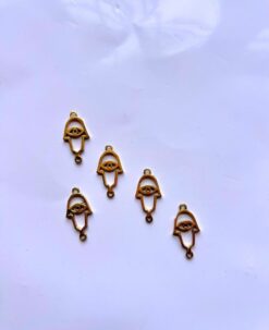 Dazzling Mystic Eye Hamsa Link Brass Special Charms