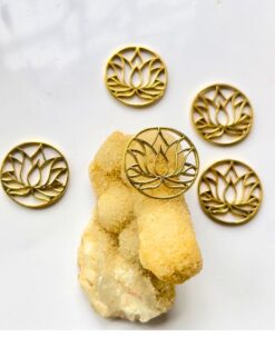 Lotus Flower Sacred Symbol Brass Special Charms