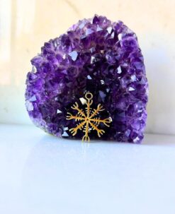 1/3/10 Pieces Snowflake Mandala Brass Pendant