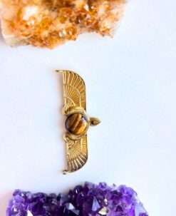 1/3/10 Pieces Winged Scarab Brass Pendant