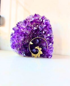 5/20 Pairs Leaf Tribal Brass Earrings