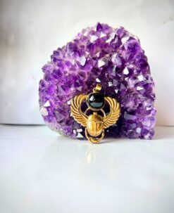 1/3/10 Pieces Winged Scarab Beetle Brass Pendant