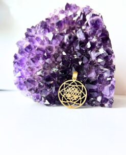1/3/10 Pieces Sacred Geometry Mandala Brass Pendant
