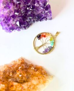 1/3/10 Pieces Seven Colored Disc Brass Pendant