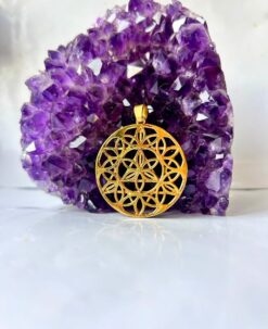 1/3/10 Pieces Versatile Flower Geometry Brass Pendant