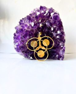 1/3/10 Pieces Seed Life Design Brass Pendant