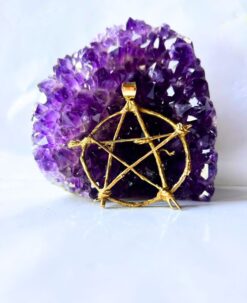 1/3/10 Pieces Pentagram Star Brass Pendant
