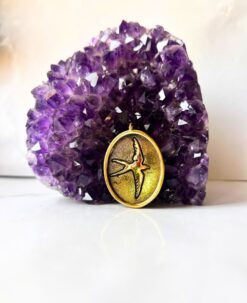 1/3/10 Pieces Flying Bird Brass Pendant