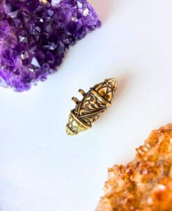 1/3/10 Pieces Amulet Tube Brass Pendant