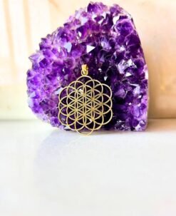 1/3/10 Pieces Sacred Geometry Brass Pendant