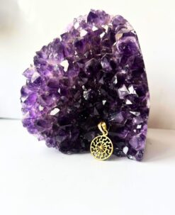 1/3/10 Pieces Sunwheel Geometric Mandala Brass Pendant